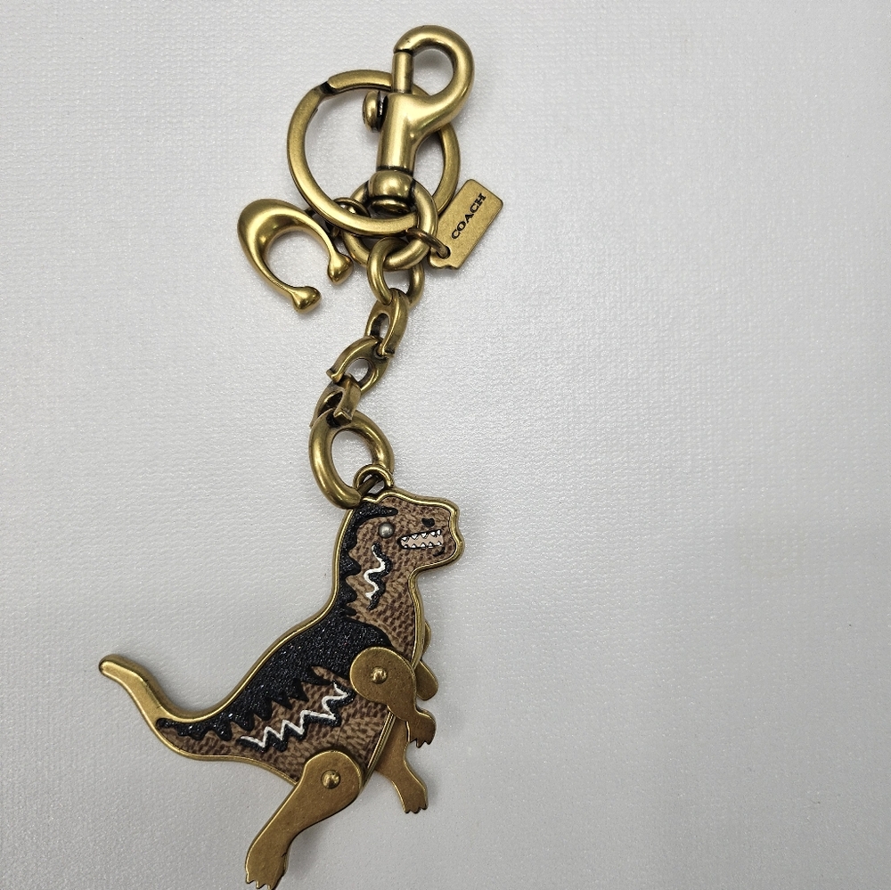 Coach rexy keychain